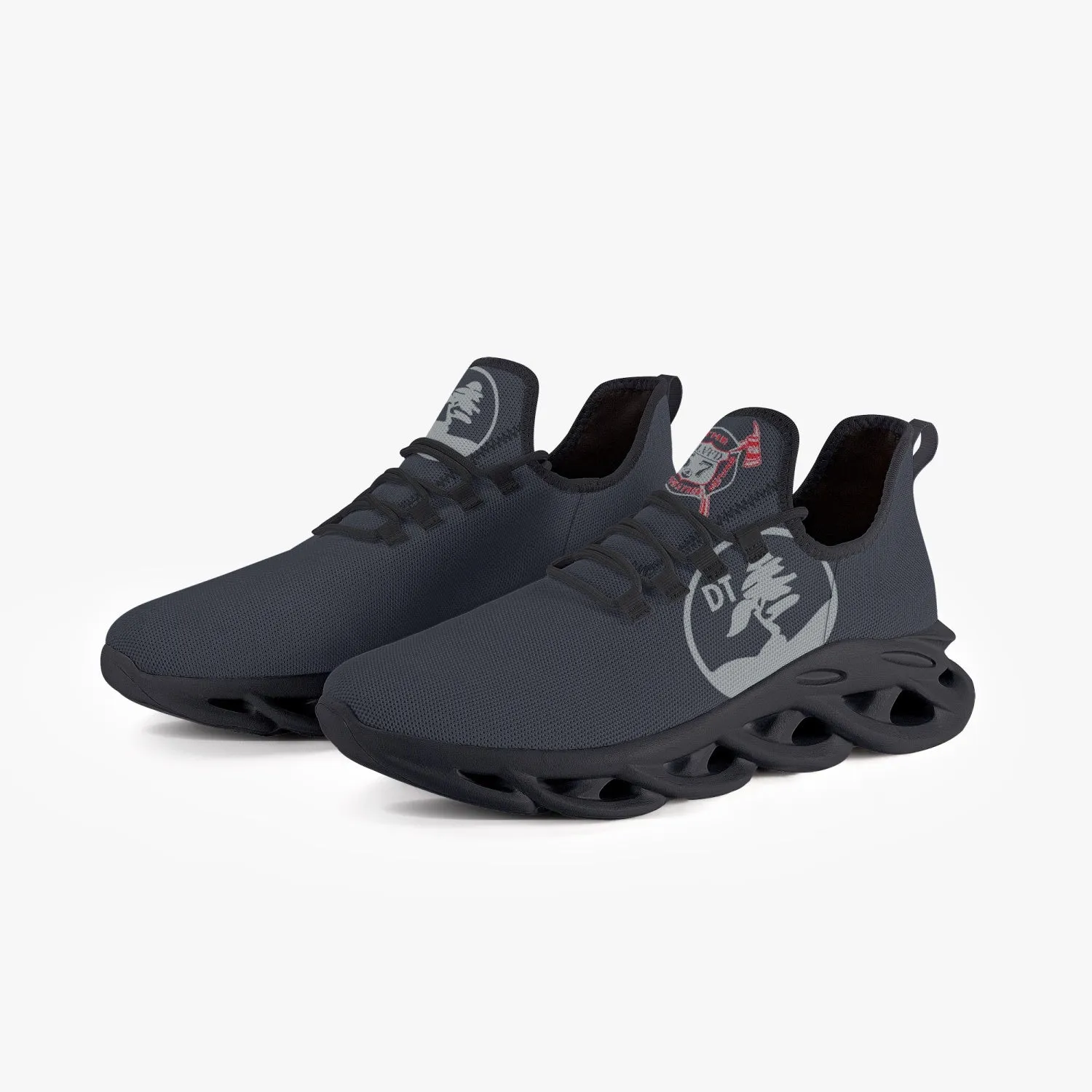 57 Logo Bounce Mesh Knit Sneakers - Black Sole