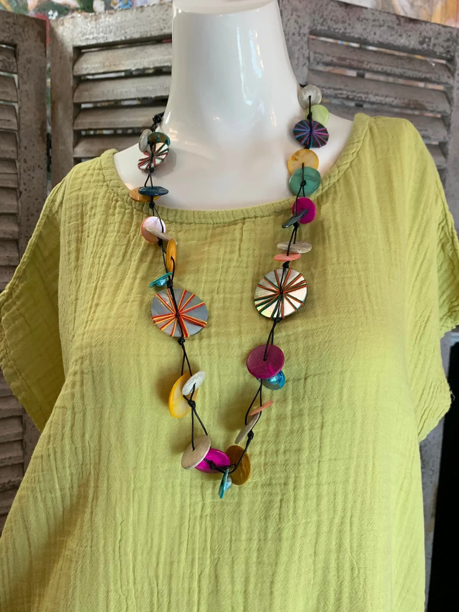 796 MEGHAN Tunic Dress-Sisal