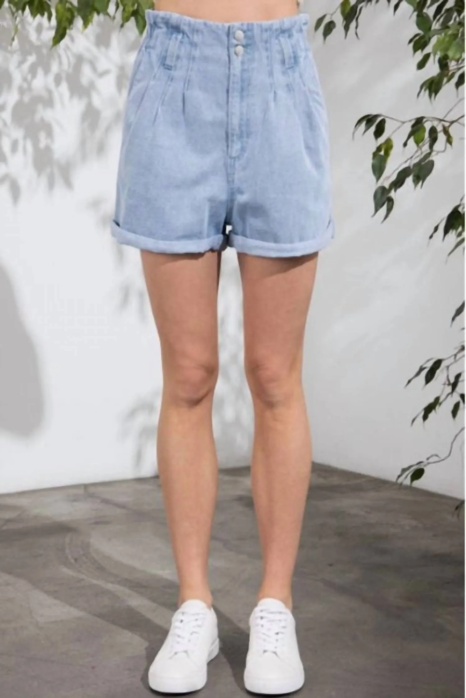 Aaron & Amber - Paperbag Jean Short