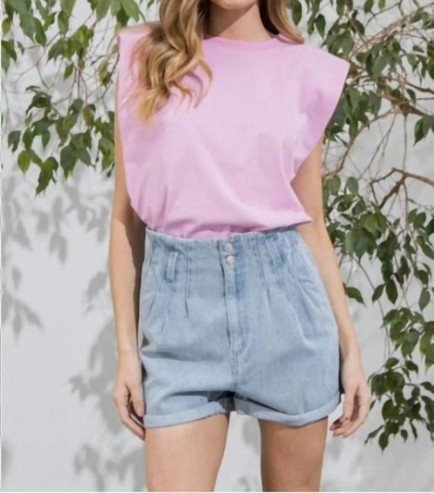 Aaron & Amber - Paperbag Jean Short