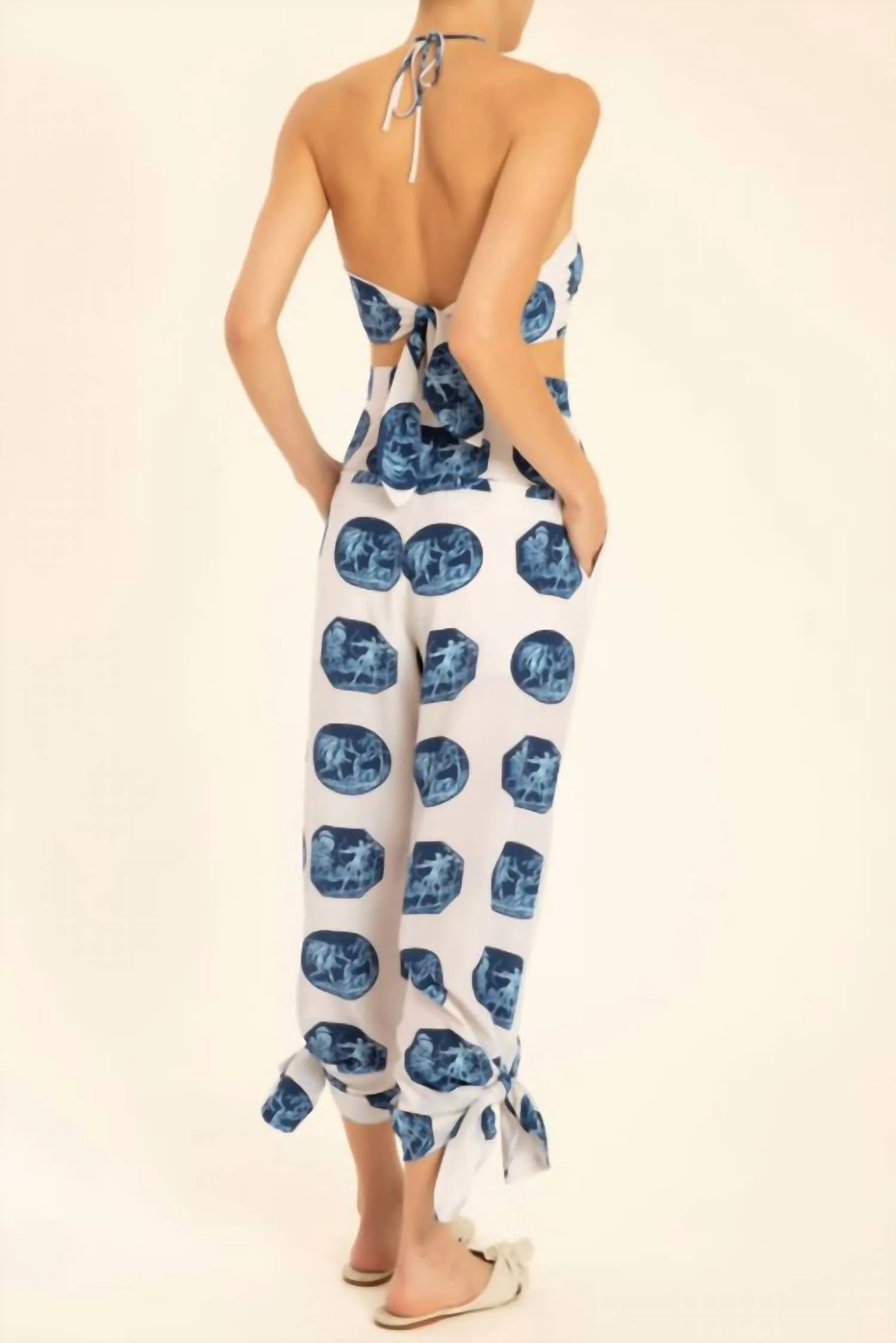 Adriana Degreas - Greek Scenes Top with Ties