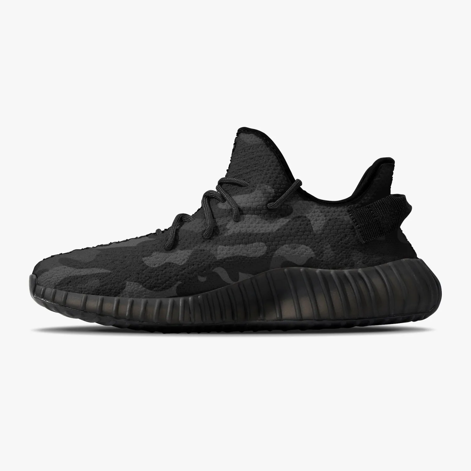 Black Camo Adult Unisex Mesh Knit Sneakers