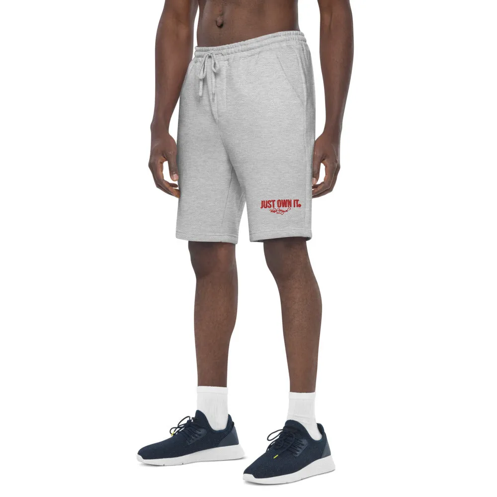 Black Mogul Just Own It Men's fleece shorts