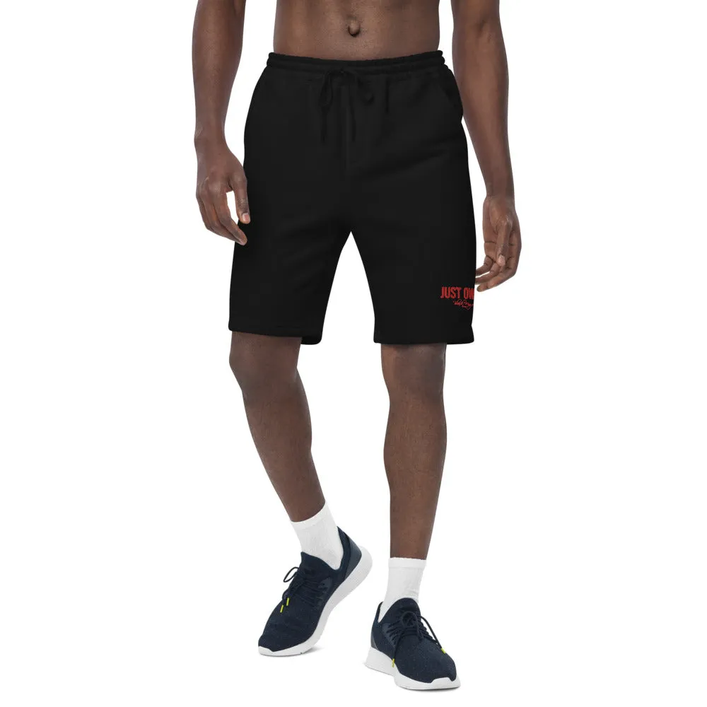 Black Mogul Just Own It Men's fleece shorts