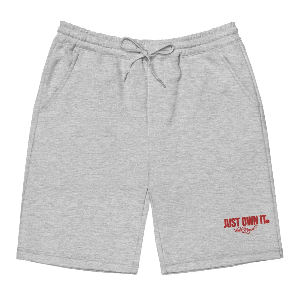 Black Mogul Just Own It Men's fleece shorts