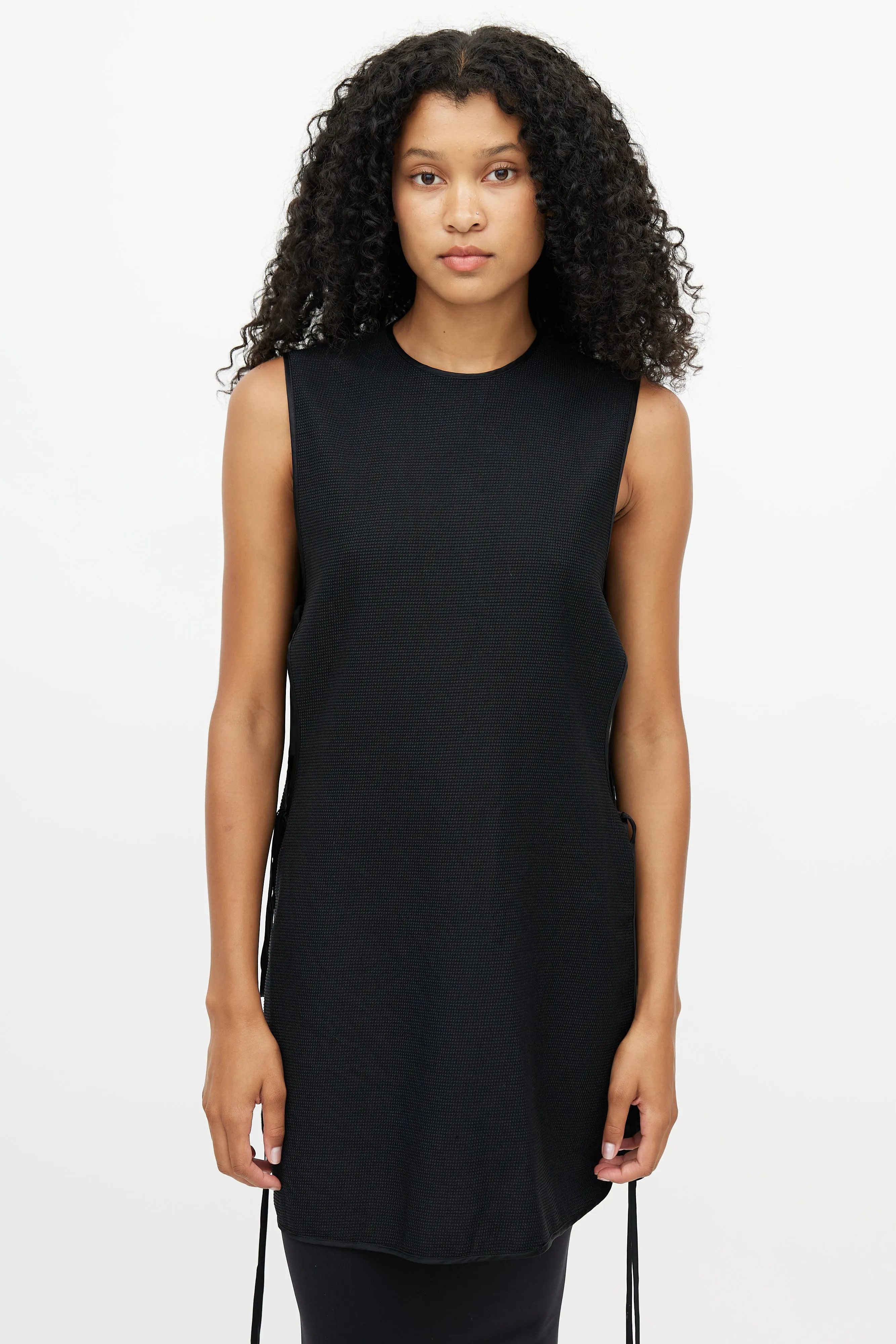 Black Side Tie Tunic