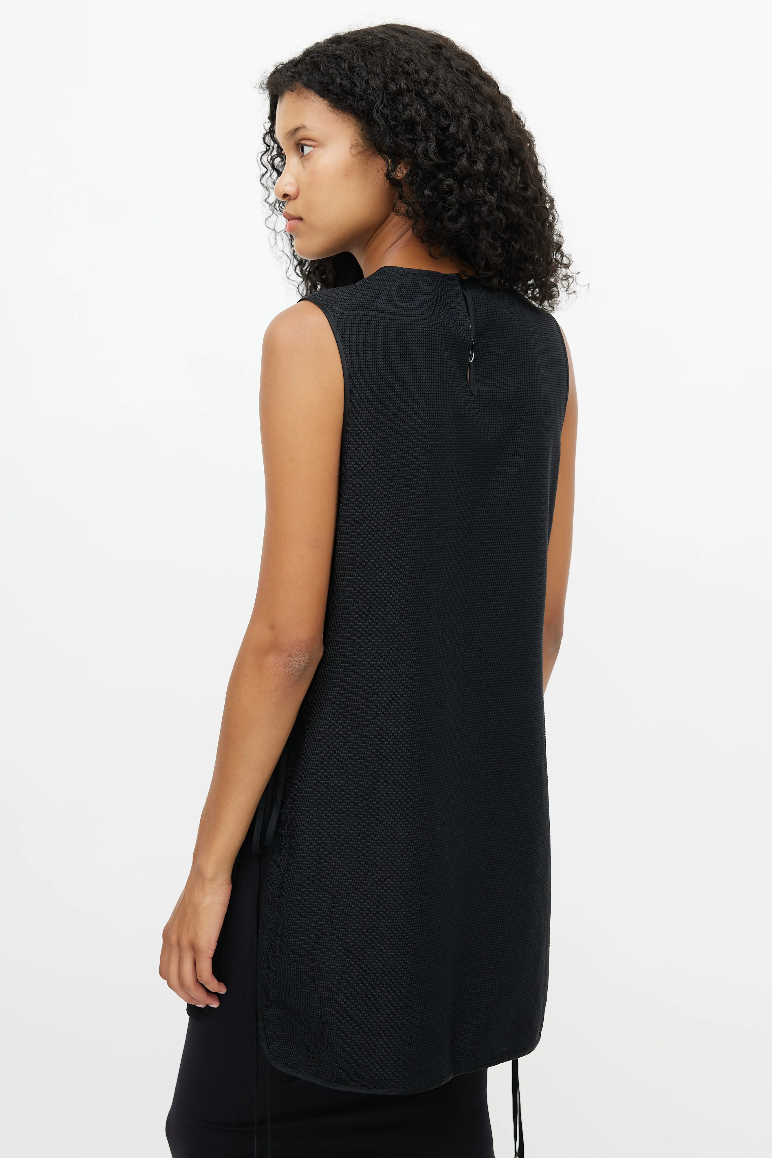 Black Side Tie Tunic