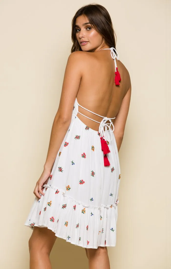 CARMELA HALTER DRESS