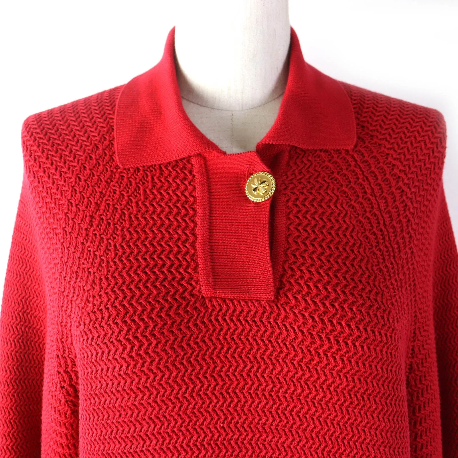 Chanel Vintage Cotton COCO Mark Knit Tunic Dress