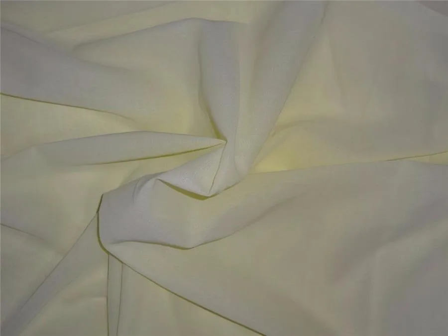 cotton Cambric fabric 44&quot; pastel yellow color B2#108[4]