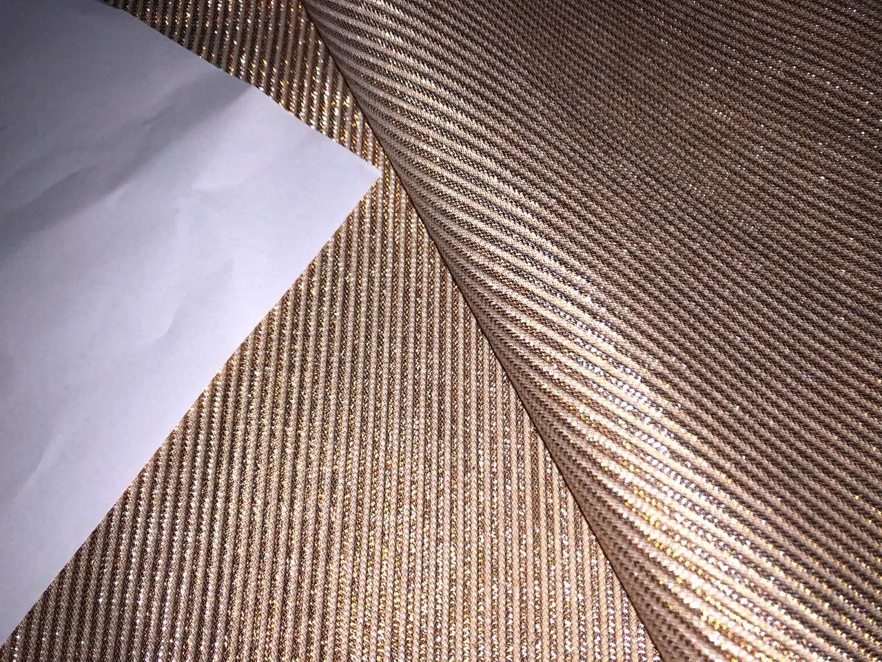 Cotton with lurex stripes available in 2 colors GOLD X GOLD and GOLD x SILVER