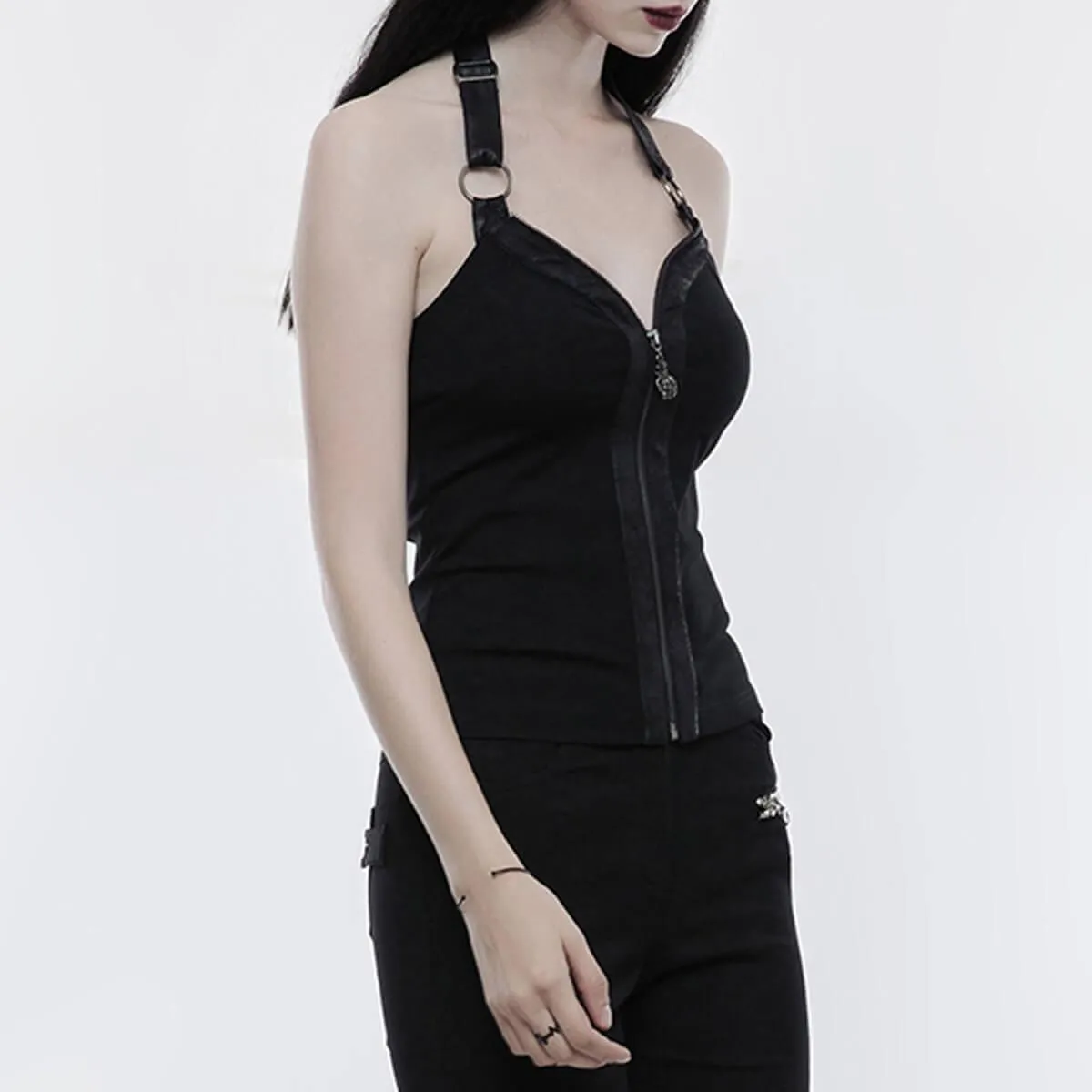 Dark Fashion Goth Corset Vest