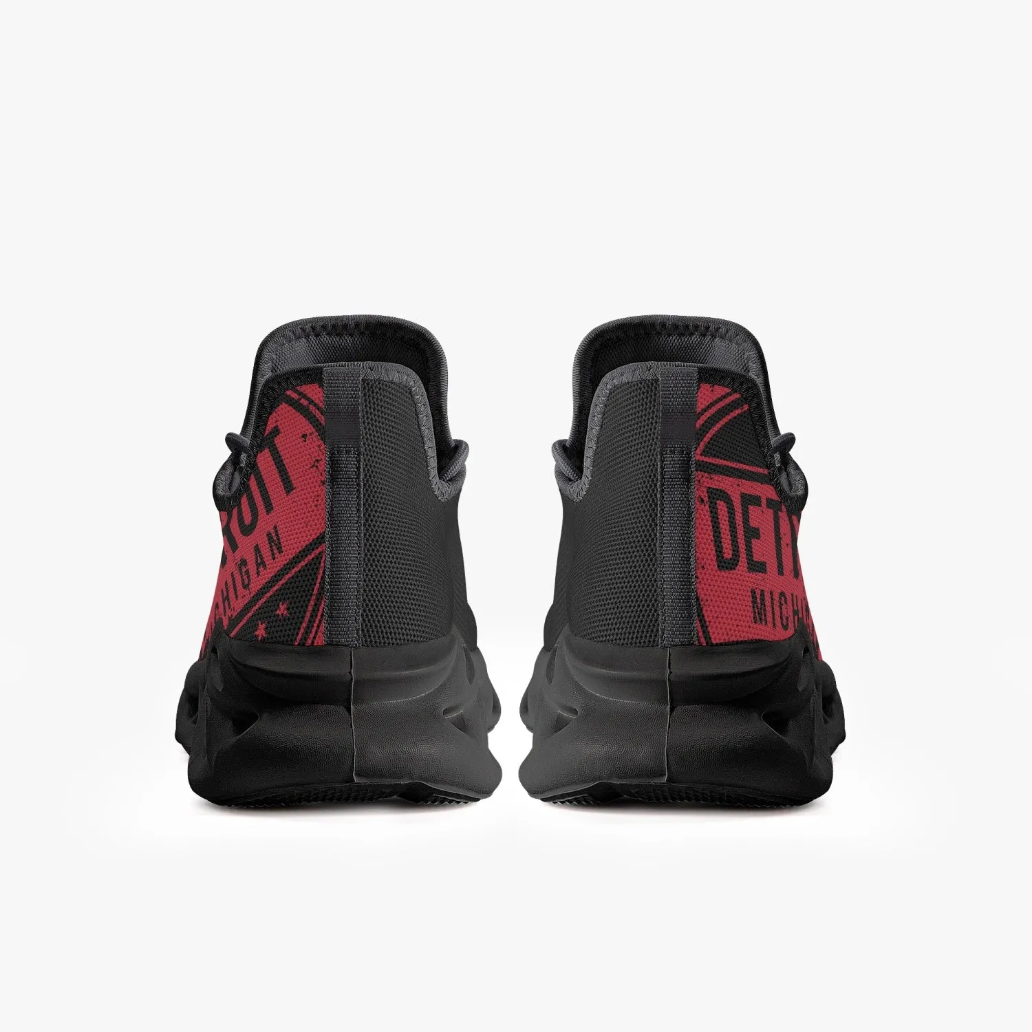 Detroit Bounce Mesh Knit Sneakers - Black Sole