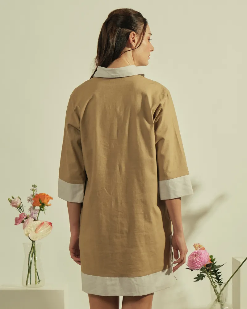 Dominique Two-toned Tunic Dress