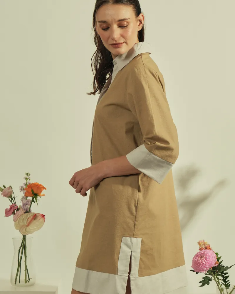 Dominique Two-toned Tunic Dress