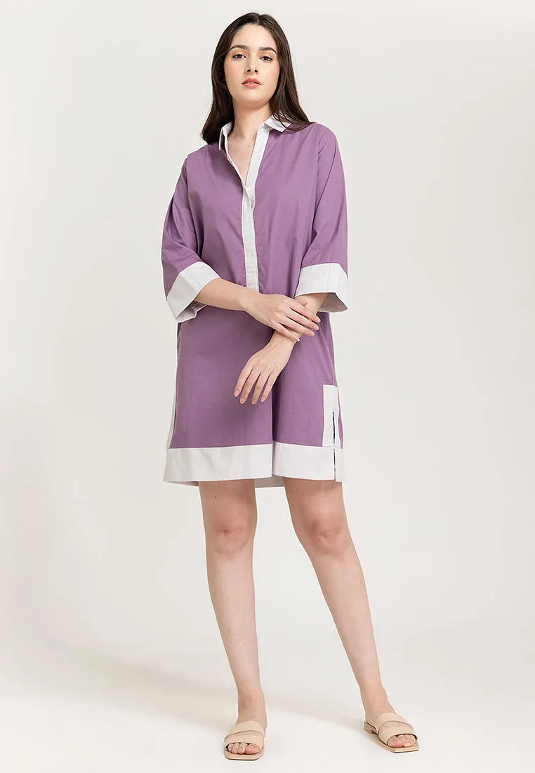 Dominique Two-toned Tunic Dress