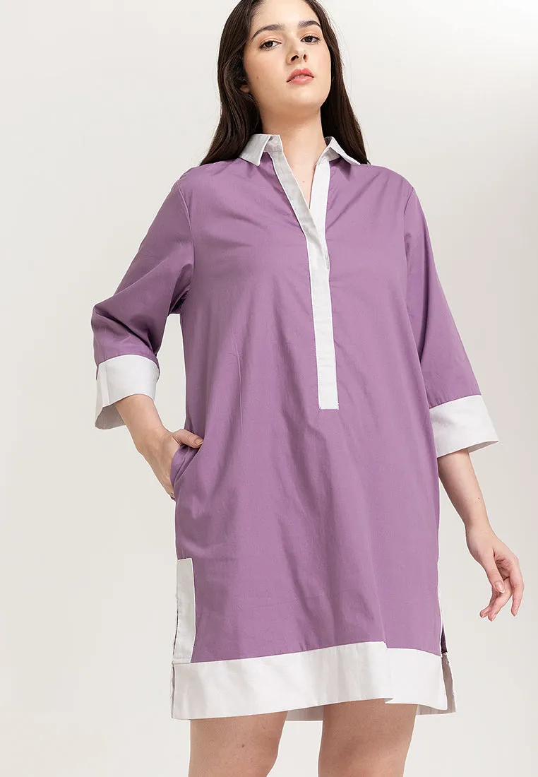 Dominique Two-toned Tunic Dress