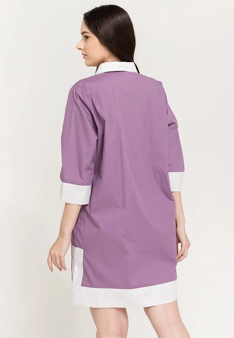 Dominique Two-toned Tunic Dress