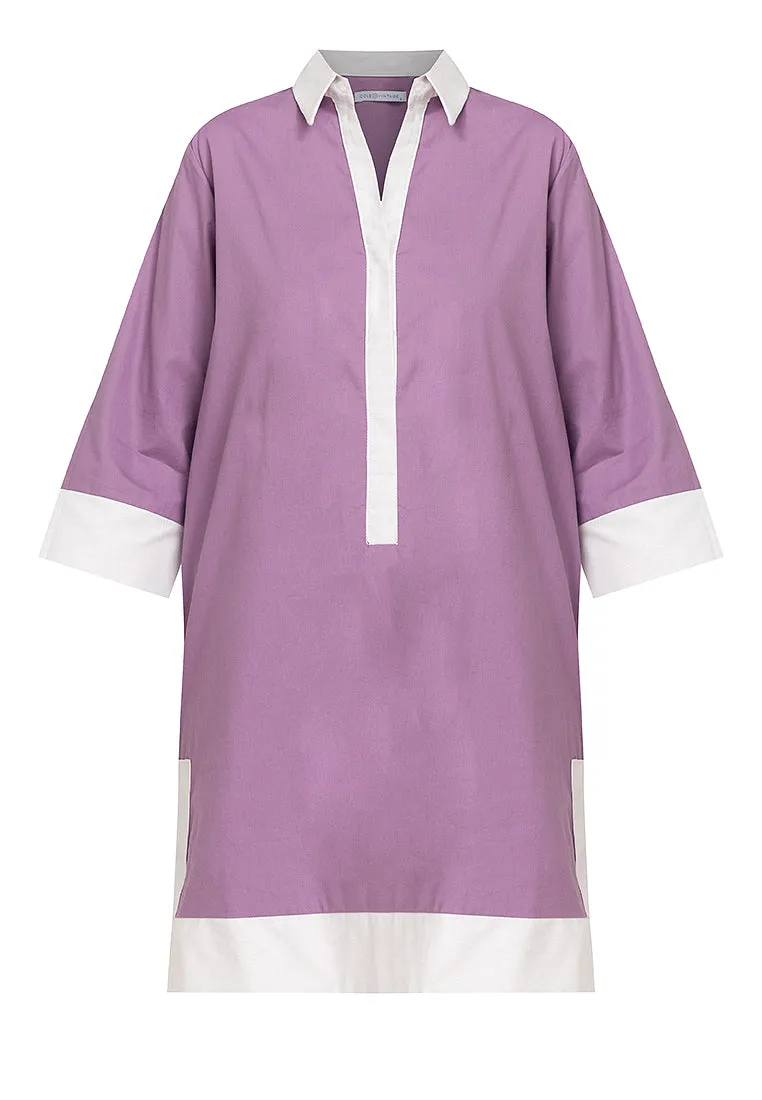 Dominique Two-toned Tunic Dress