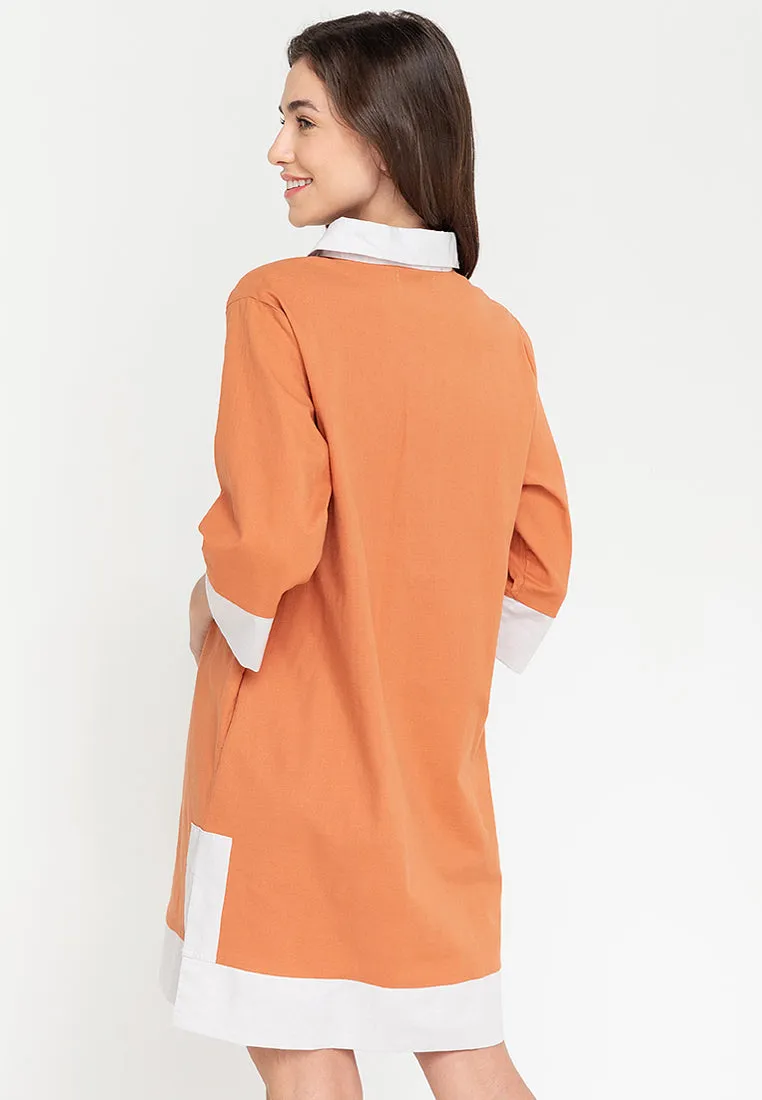 Dominique Two-toned Tunic Dress