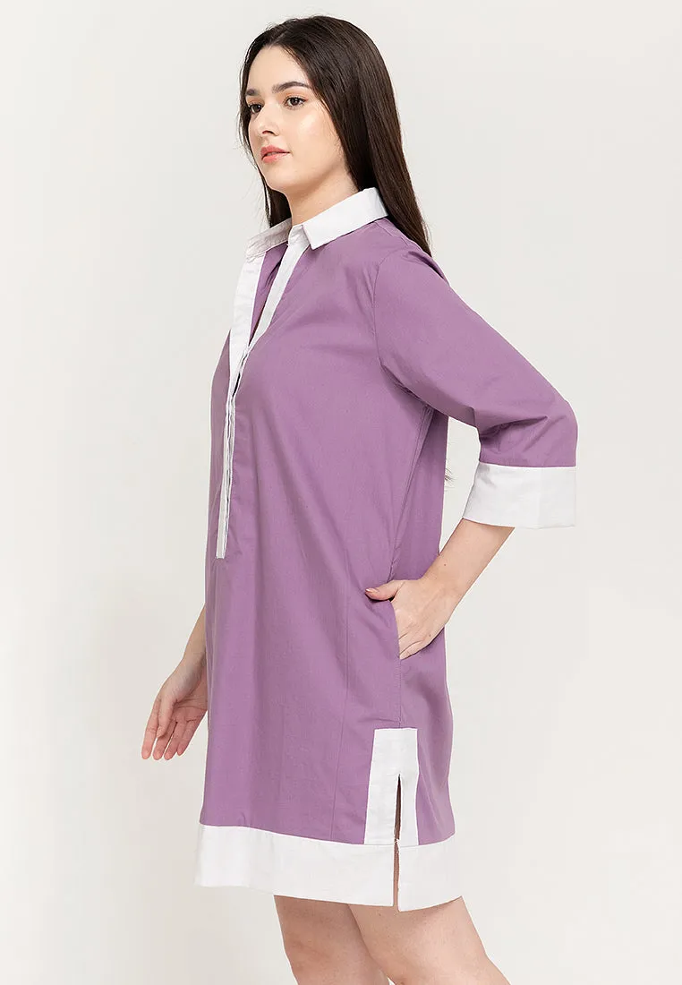 Dominique Two-toned Tunic Dress