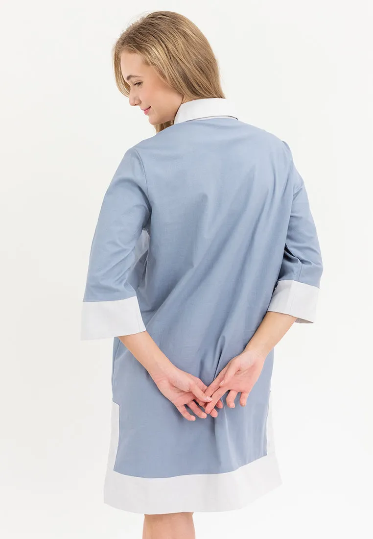 Dominique Two-toned Tunic Dress
