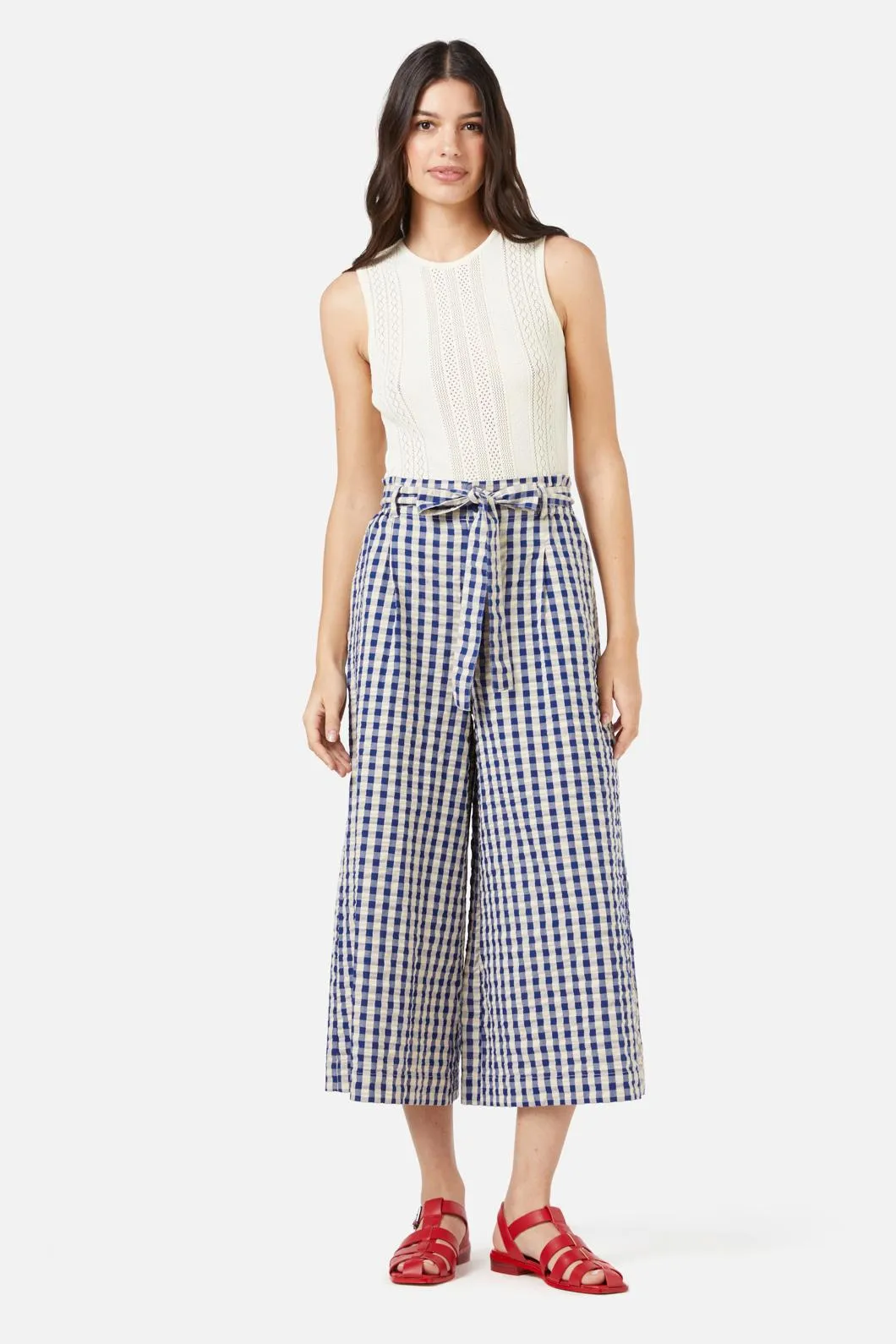 Greta Check Culotte