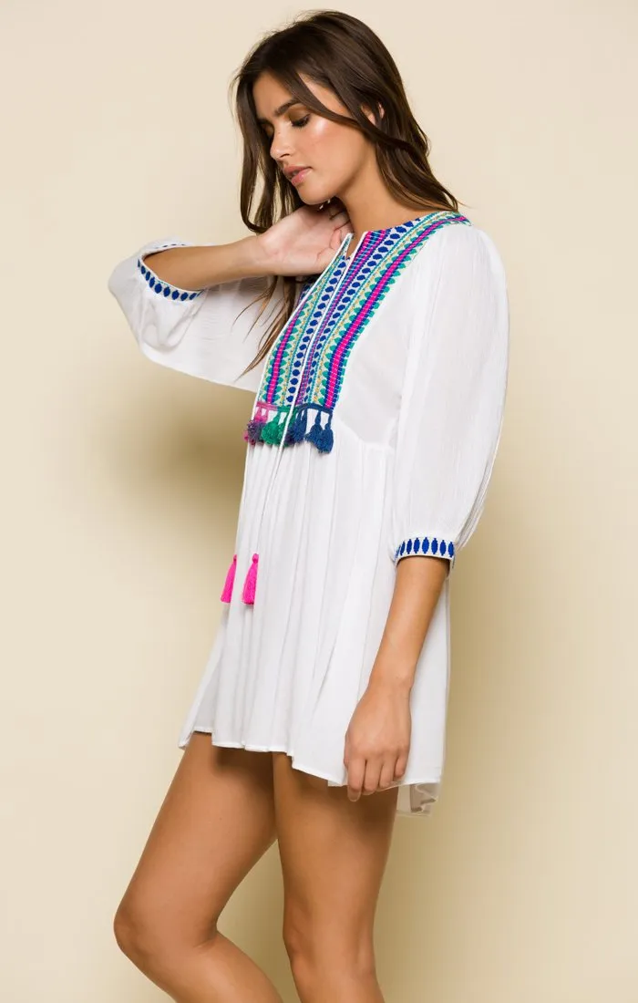 KALANI TASSEL TUNIC