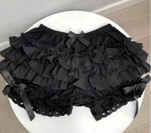 Kawaii Lolita Maid Ruffle Shorts