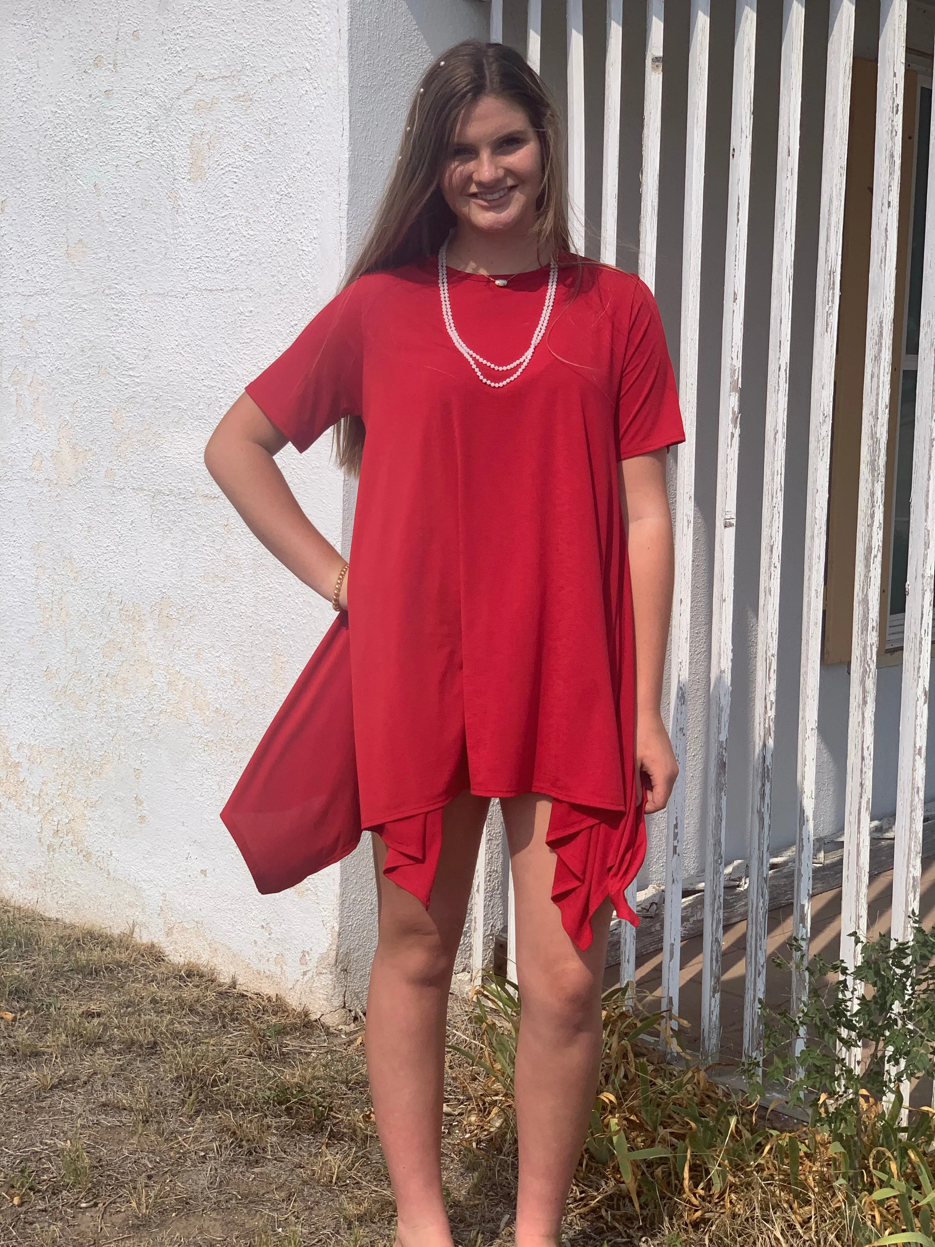 L&B Asymmetric Tunic (multiple colors)