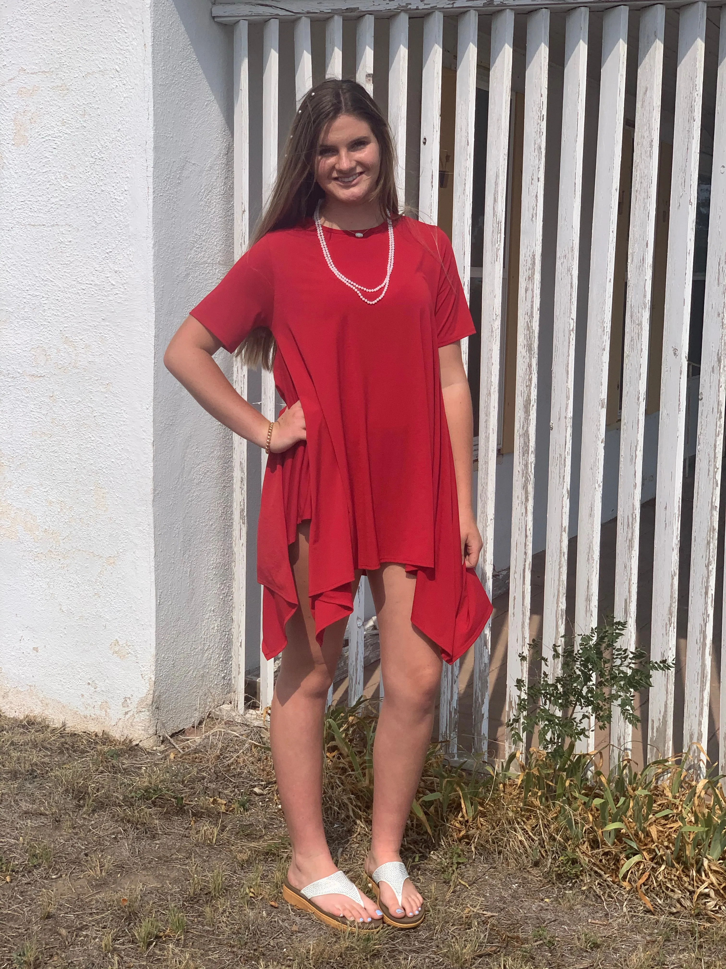 L&B Asymmetric Tunic (multiple colors)