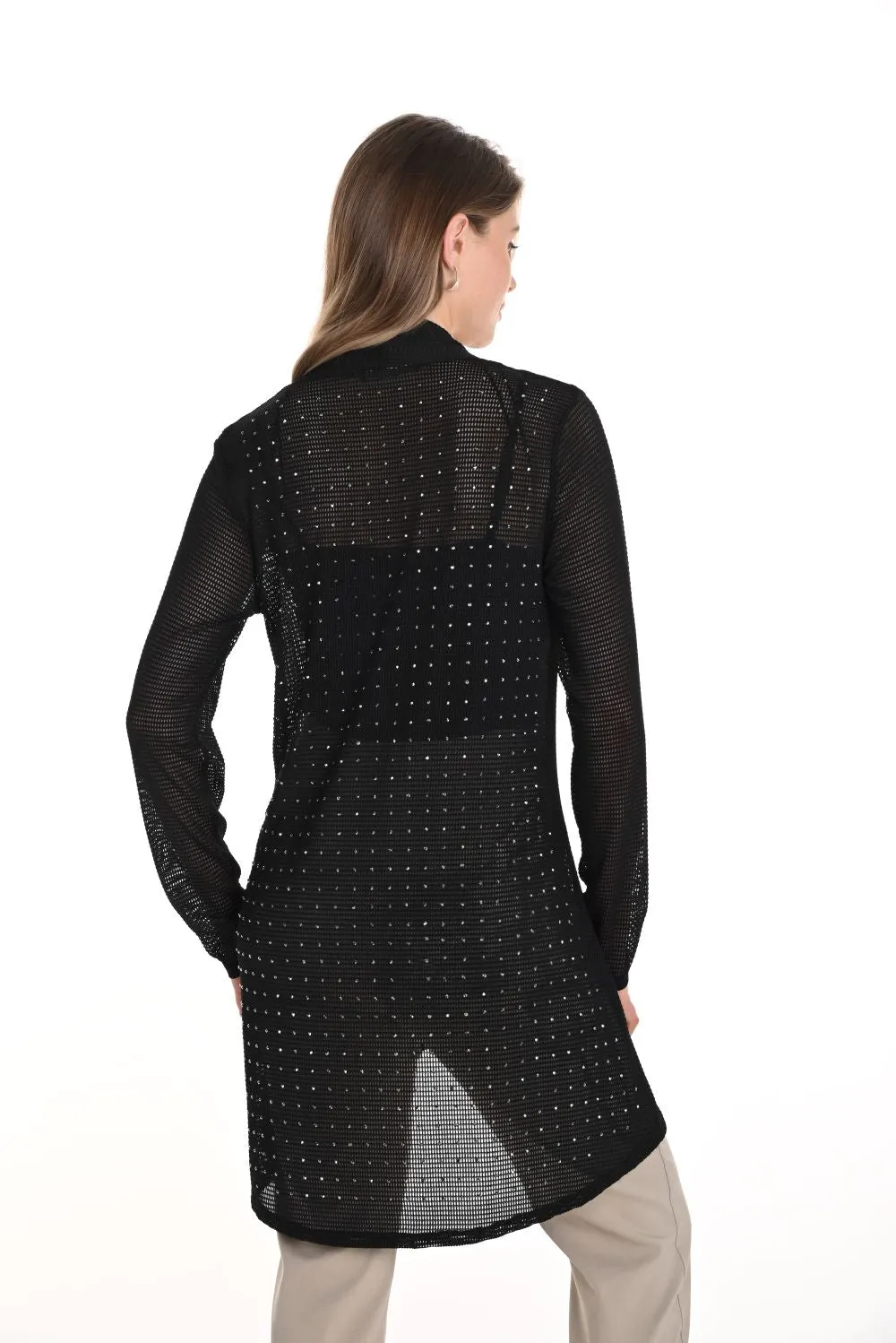 Mesh Duster with Studs