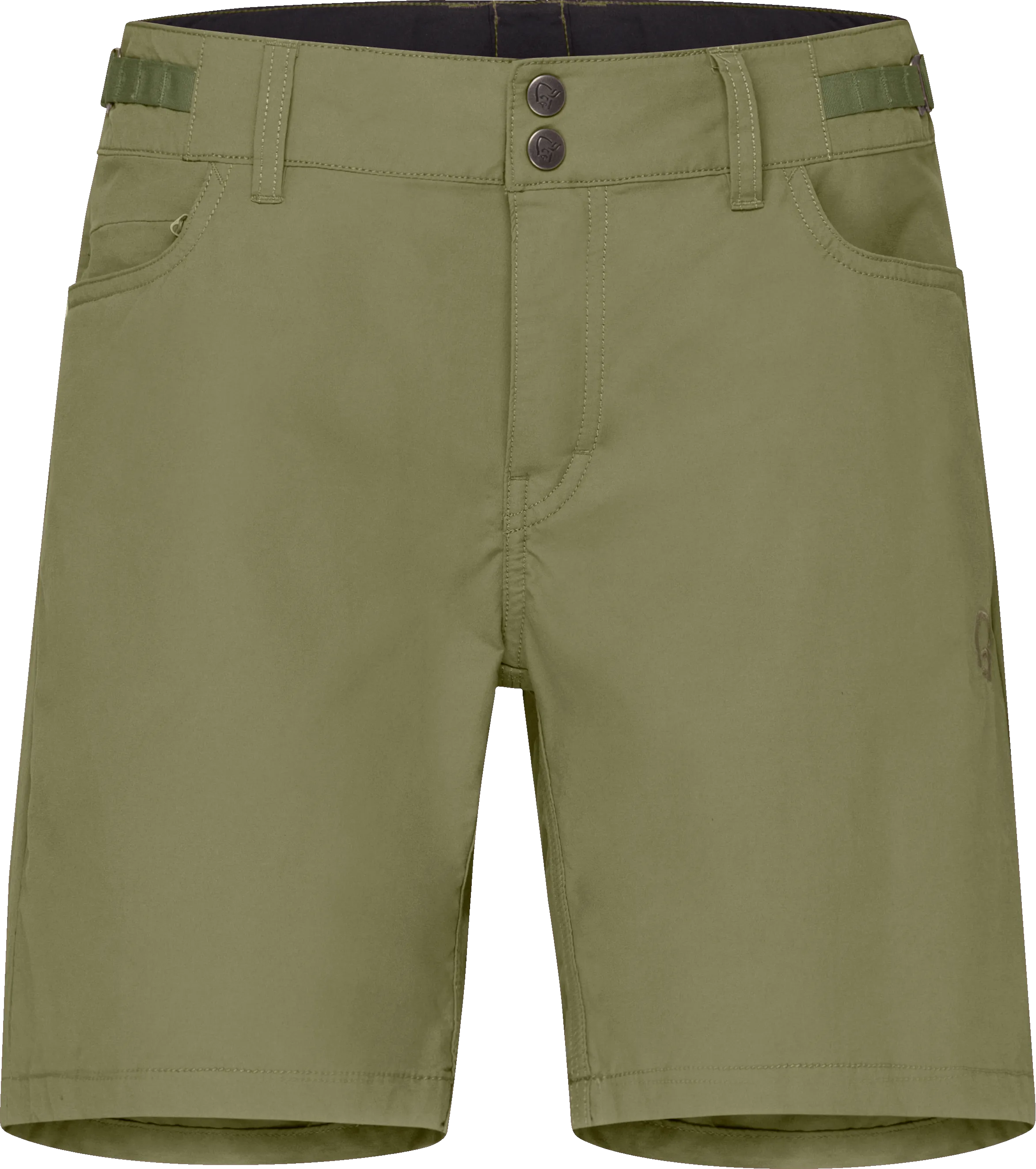 Norrøna Women&#x27;s Femund Cotton Shorts Loden Green | Buy Norrøna Women&#x27;s Femund Cotton Shorts Loden Green here | Outnorth