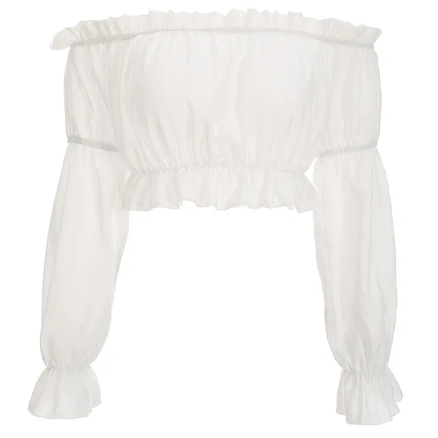 Off Shoulder Boho Blouse