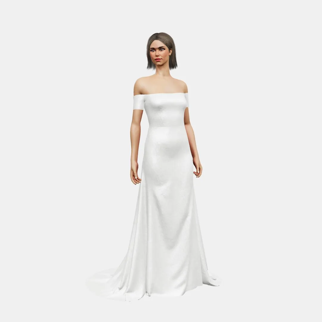 Off shoulder   fit and flair