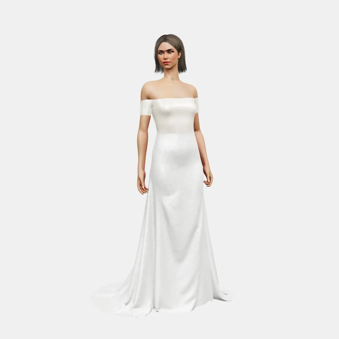 Off shoulder   fit and flair