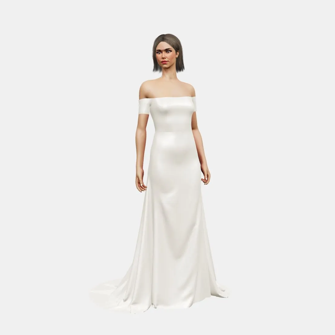 Off shoulder   fit and flair