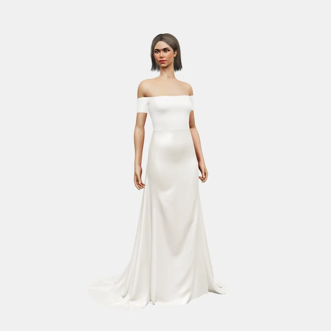 Off shoulder   fit and flair
