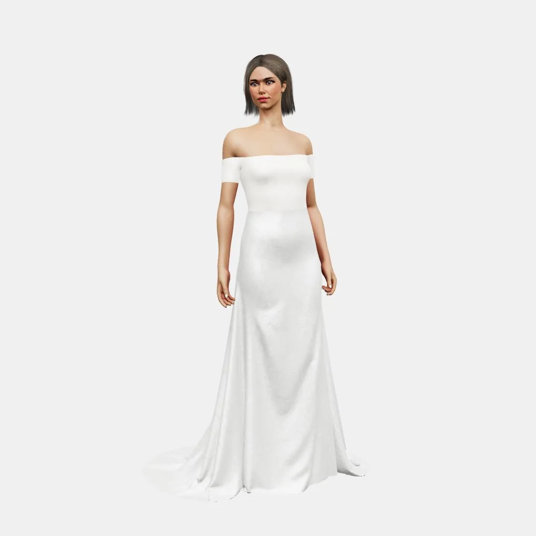 Off shoulder   fit and flair