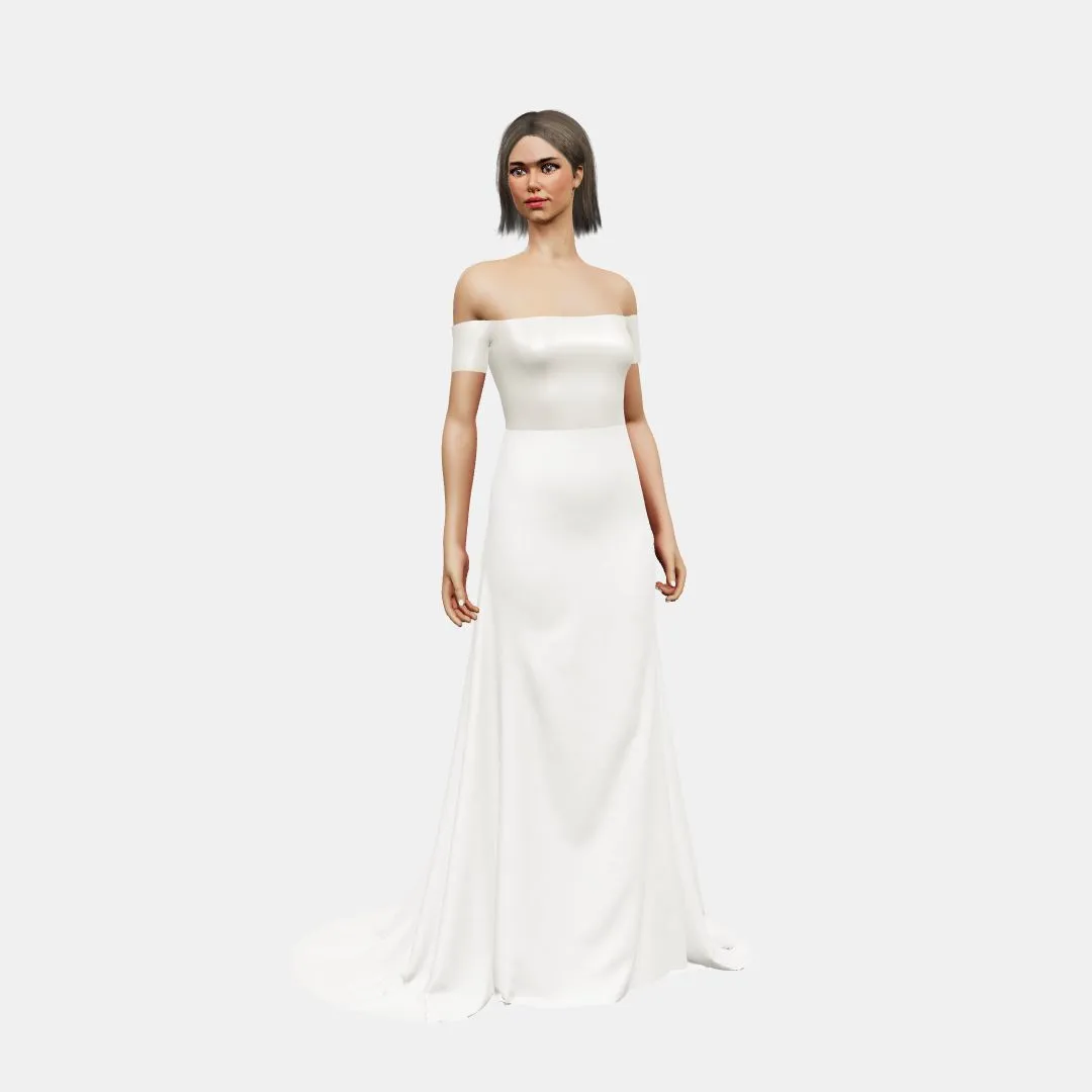 Off shoulder   fit and flair