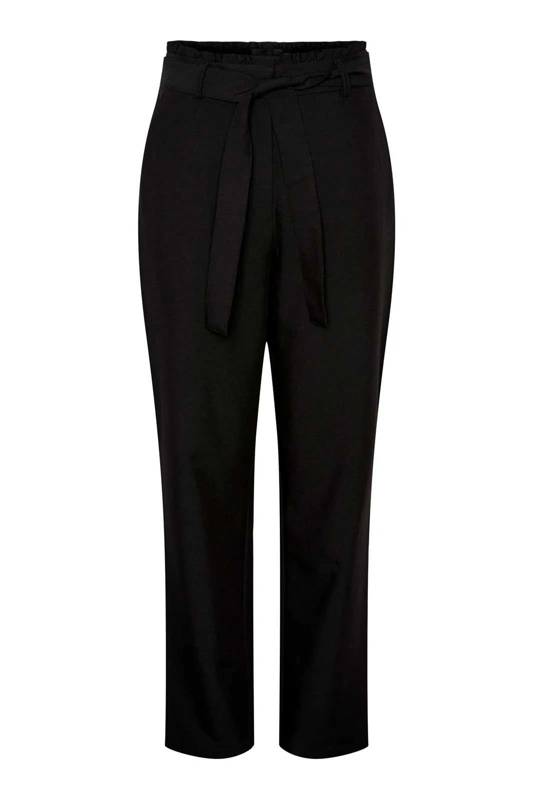 Pieces - PcBoss Hw Paperbag Straight Pants Noos - Black