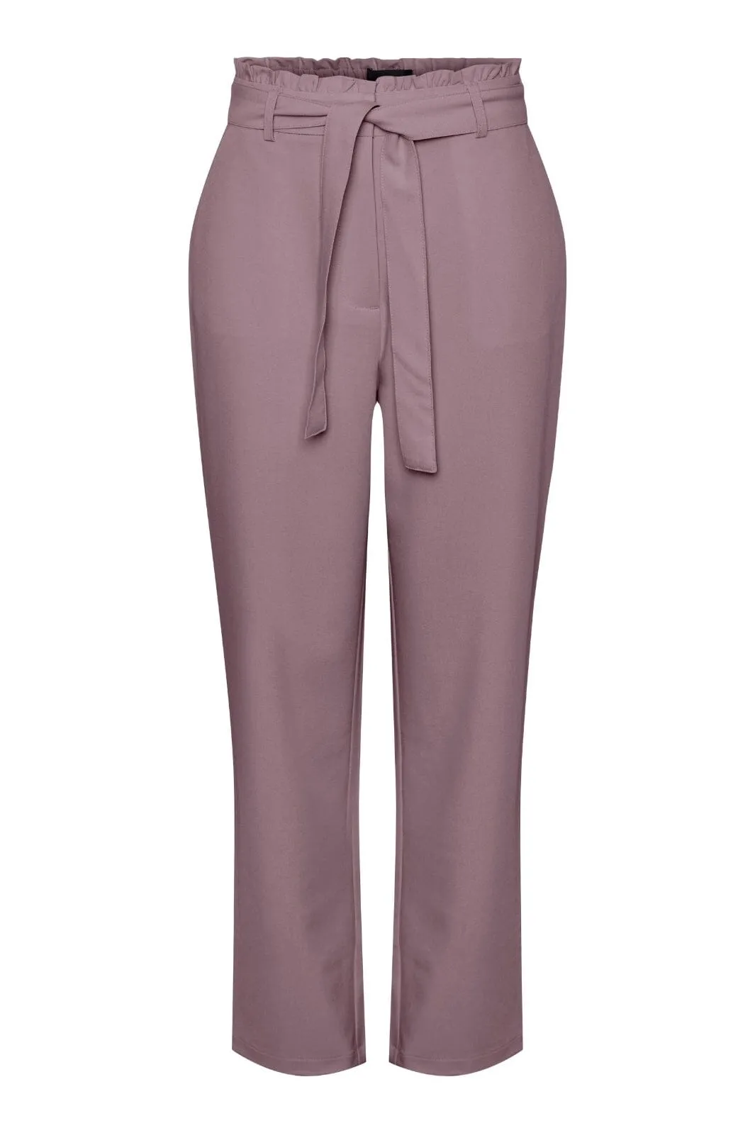 Pieces - Pcboss Paperbag Straight Pants - 4103916 Woodrose