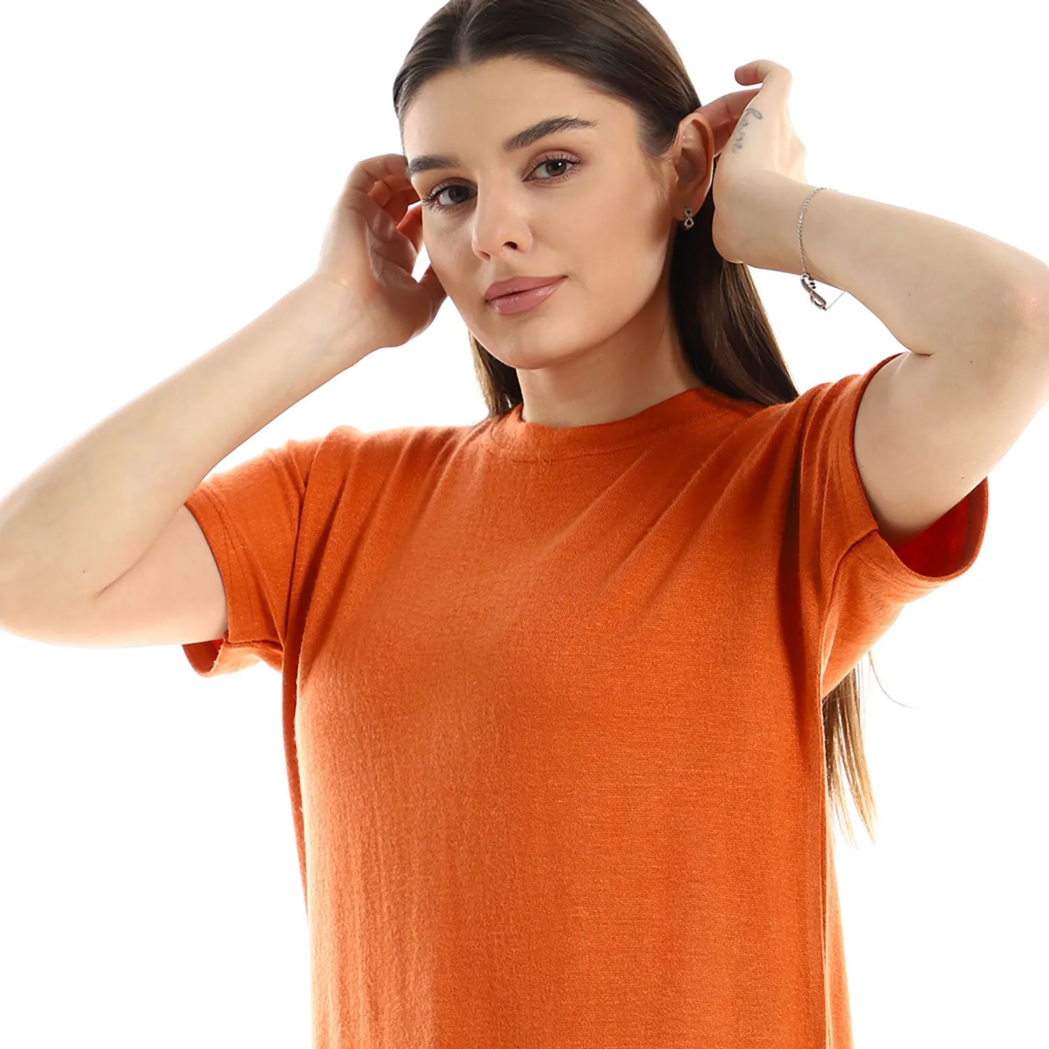 Plain Comfy Slip On Pajama Set - Kady