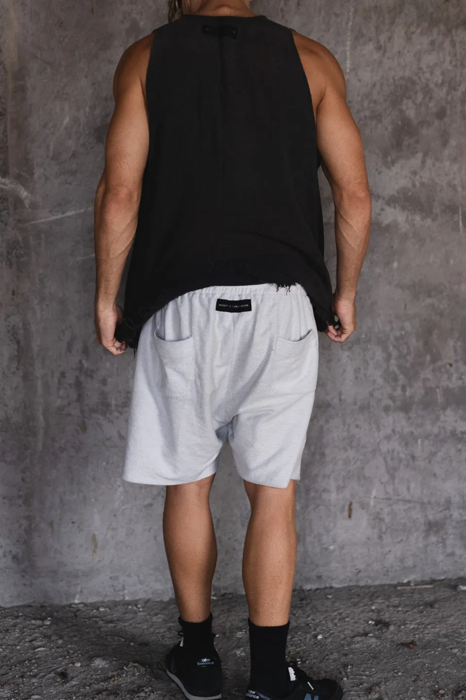 REVERSE COTTON SHORTS